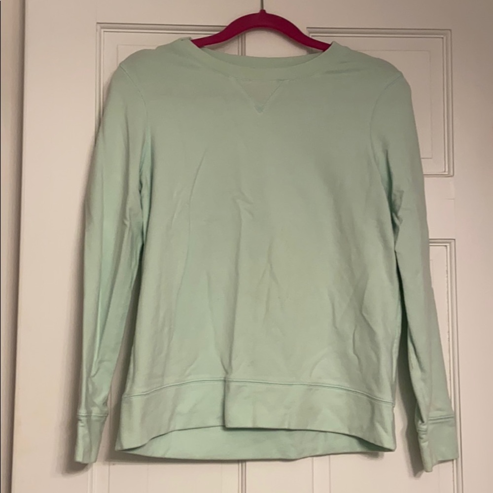 L.L.Bean mint XS pullover